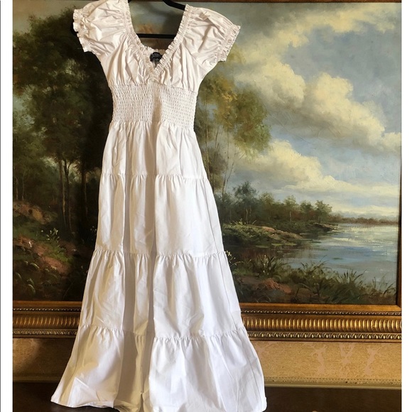 Danielle bernstein solid poplin midi dress Clearance